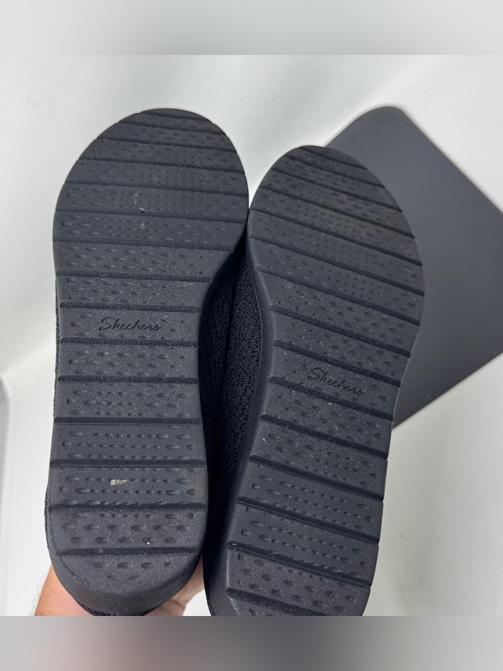 Skechers Cleo Spelbind Flex Black Wedge Textile Upper SN 158323 Women's Size 8 - Picture 5 of 9